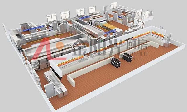 陜西食堂廚房設計